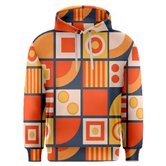 Square Shapes Pattern Design Men s Overhead Hoodie