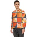 Square Shapes Pattern Design Men s Fleece Sweatshirt View2