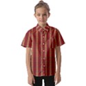 Template Background Red Strip Kids  Short Sleeve Shirt View1