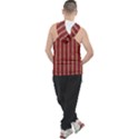 Template Background Red Strip Men s Sleeveless Hoodie View2