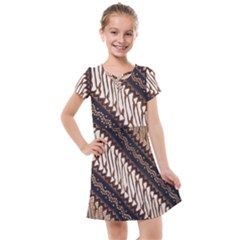 Batik Indonesian Culture Indonesia Authentic Kids  Cross Web Dress by Perong