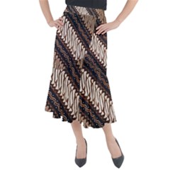 Batik Indonesian Culture Indonesia Authentic Midi Mermaid Skirt by Perong