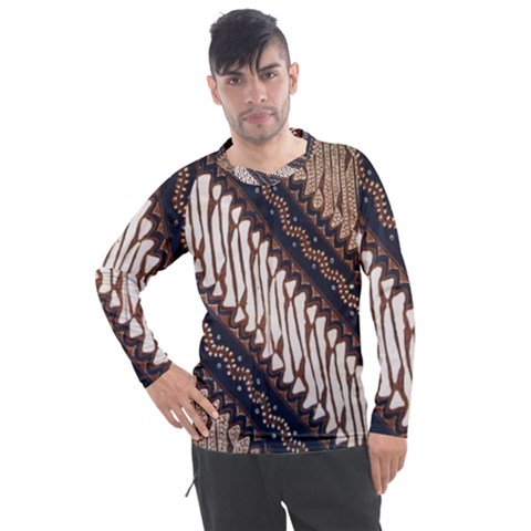 Batik Indonesian Culture Indonesia Authentic Men s Pique Long Sleeve T-shirt by Perong