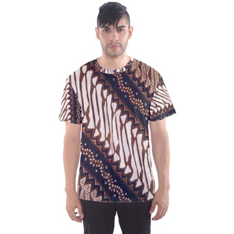 Batik Indonesian Culture Indonesia Authentic Men s Sport Mesh T-shirt by Perong