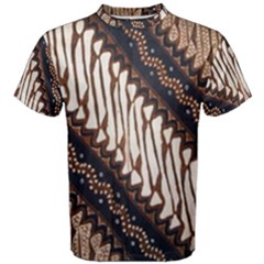 Batik Indonesian Culture Indonesia Authentic Men s Cotton T-shirt by Perong