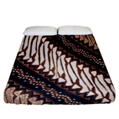 Batik Indonesian Culture Indonesia Authentic Fitted Sheet (california King Size) by Perong