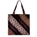 Batik Indonesian Culture Indonesia Authentic Zipper Grocery Tote Bag View1