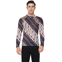 Batik Indonesian Culture Indonesia Authentic Men s Long Sleeve Rash Guard by Perong