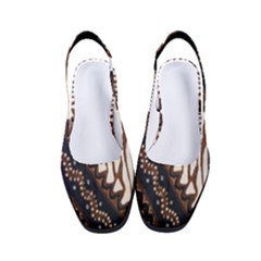 Batik Indonesian Culture Indonesia Authentic Women s Classic Slingback Heels by Perong