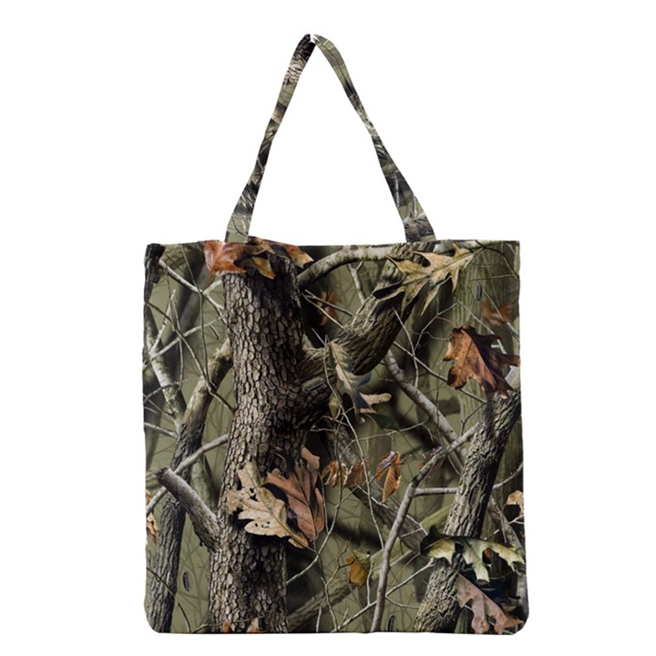 Realtree Camo Seamless Pattern Grocery Tote Bag