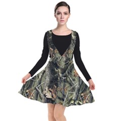 Realtree Camo Seamless Pattern Plunge Pinafore Dress by Perong