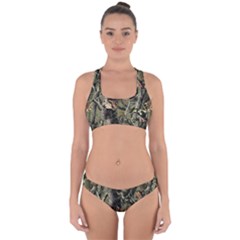 Realtree Camo Seamless Pattern Cross Back Hipster Bikini Set by Perong