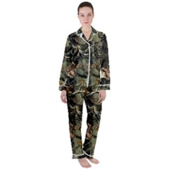 Realtree Camo Seamless Pattern Women s Long Sleeve Satin Pajamas Set	 by Perong