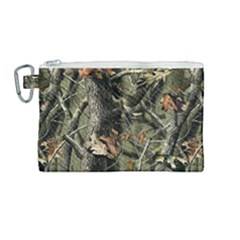 Realtree Camo Seamless Pattern Canvas Cosmetic Bag (medium) by Perong