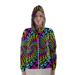 3d Grateful Dead 90 s Neon Dancing Bears Women s Hooded Windbreaker