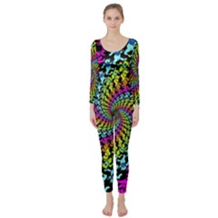 3d Grateful Dead 90 s Neon Dancing Bears Long Sleeve Catsuit by Perong