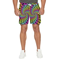 3d Grateful Dead 90 s Neon Dancing Bears Men s Runner Shorts by Perong