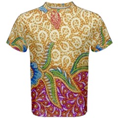 Batik Indonesian Culture Indonesia Authentic Men s Cotton T-shirt by Perong