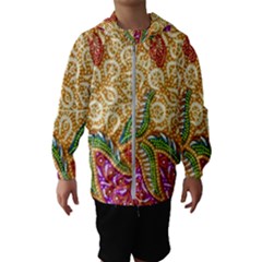 Batik Indonesian Culture Indonesia Authentic Kids  Hooded Windbreaker