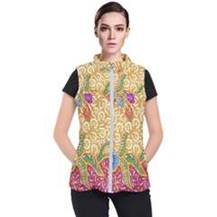 Batik Indonesian Culture Indonesia Authentic Women s Puffer Vest