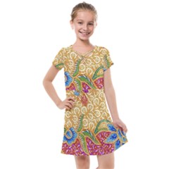 Batik Indonesian Culture Indonesia Authentic Kids  Cross Web Dress by Perong