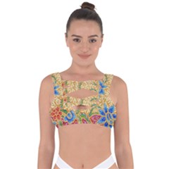 Batik Indonesian Culture Indonesia Authentic Bandaged Up Bikini Top by Perong