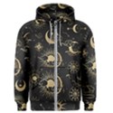 Asian Seamless Pattern With Clouds Moon Sun Stars Vector Collection Oriental Chinese Japanese Korean Men s Zipper Hoodie View1