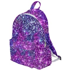 Purple Violet Glitter Galaxy Nebula Space Pattern The Plain Backpack