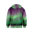 Northern Lights Green Aurora Borealis Kids  Pullover Hoodie View2