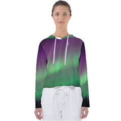 Northern Lights Green Aurora Borealis Women s Slouchy Sweat