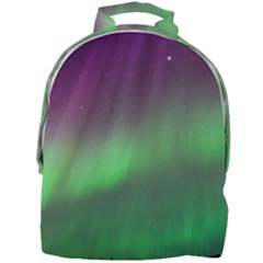 Northern Lights Green Aurora Borealis Mini Full Print Backpack by Perong