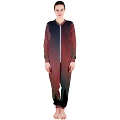 Aurora Borealis Alaska Sky Onepiece Jumpsuit (ladies)