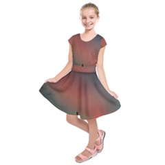 Aurora Borealis Alaska Sky Kids  Short Sleeve Dress by Perong