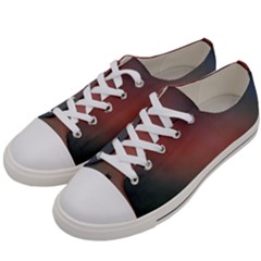 Aurora Borealis Alaska Sky Men s Low Top Canvas Sneakers by Perong