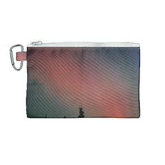 Aurora Borealis Alaska Sky Canvas Cosmetic Bag (medium) by Perong