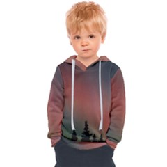 Aurora Borealis Alaska Sky Kids  Overhead Hoodie