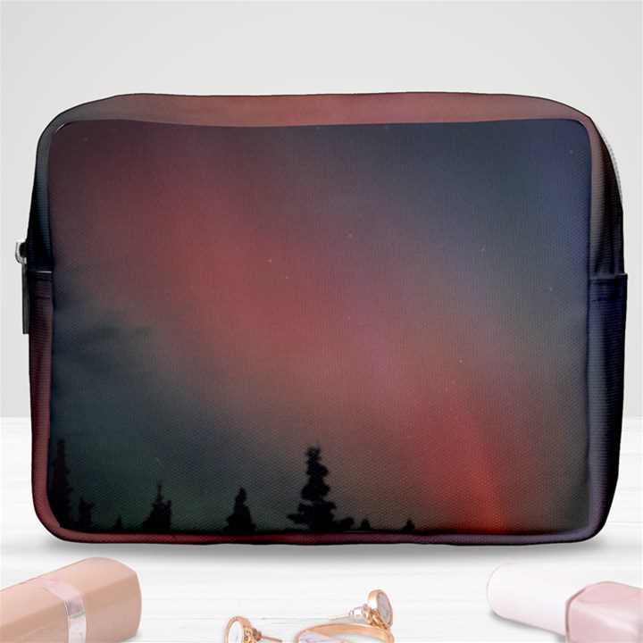 Aurora Borealis Alaska Sky Make Up Pouch (Large)