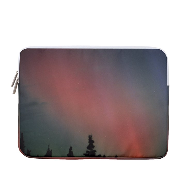 Aurora Borealis Alaska Sky 13  Vertical Laptop Sleeve Case With Pocket