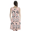 Cute Panda Animal Pattern Sleeveless Waist Tie Chiffon Dress View2