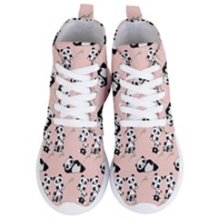 Cute Panda Animal Pattern Women s Lightweight High Top Sneakers by Perong