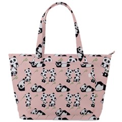 Cute Panda Animal Pattern Back Pocket Shoulder Bag  by Perong