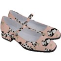 Cute Panda Animal Pattern Women s Mary Jane Shoes View3