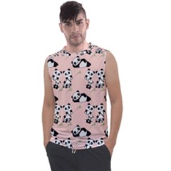 Cute Panda Animal Pattern Men s Regular Tank Top by Perong