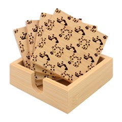 Cute Panda Animal Pattern Bamboo Coaster Set by Perong