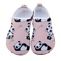 Cute Panda Animal Pattern Men s Sock-style Water Shoes by Perong