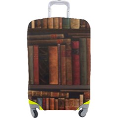 Old Books Vintage Office Antique Library Luggage Cover (large) by Perong