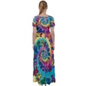 Tie Dye Grateful Dead Bears High Waist Short Sleeve Maxi Dress View2