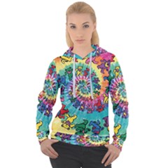 Tie Dye Grateful Dead Bears Women s Overhead Hoodie