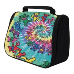 Tie Dye Grateful Dead Bears Full Print Travel Pouch (small) by Perong