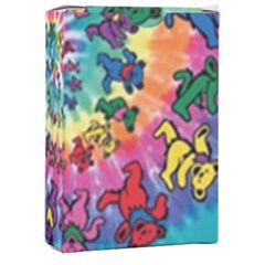 Tie Dye Grateful Dead Bears Playing Cards Single Design (rectangle) With Custom Box